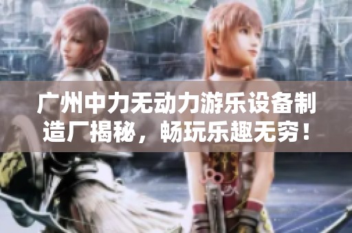 广州中力无动力游乐设备制造厂揭秘，畅玩乐趣无穷！