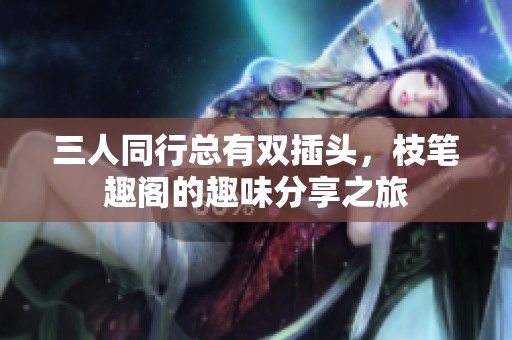 三人同行总有双插头，枝笔趣阁的趣味分享之旅