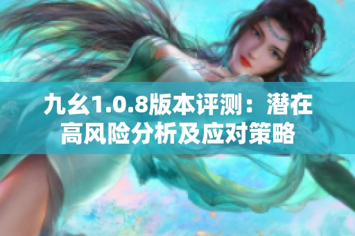 九幺1.0.8版本评测：潜在高风险分析及应对策略