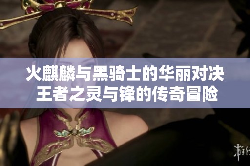 火麒麟与黑骑士的华丽对决 王者之灵与锋的传奇冒险