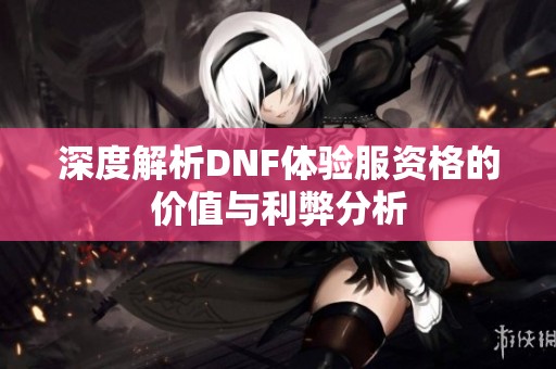 深度解析DNF体验服资格的价值与利弊分析