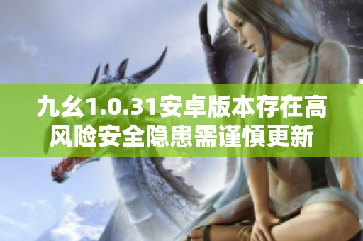 九幺1.0.31安卓版本存在高风险安全隐患需谨慎更新