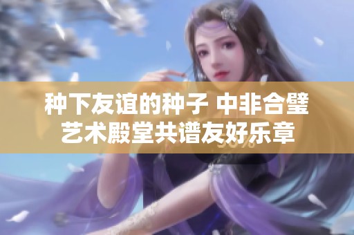 种下友谊的种子 中非合璧艺术殿堂共谱友好乐章