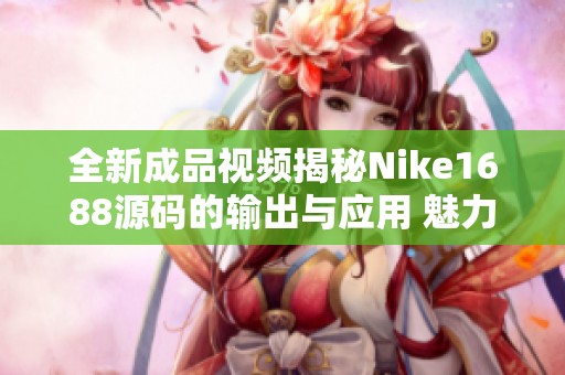 全新成品视频揭秘Nike1688源码的输出与应用 魅力无限