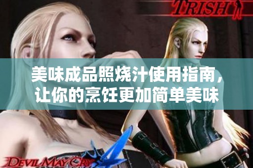 美味成品照烧汁使用指南，让你的烹饪更加简单美味