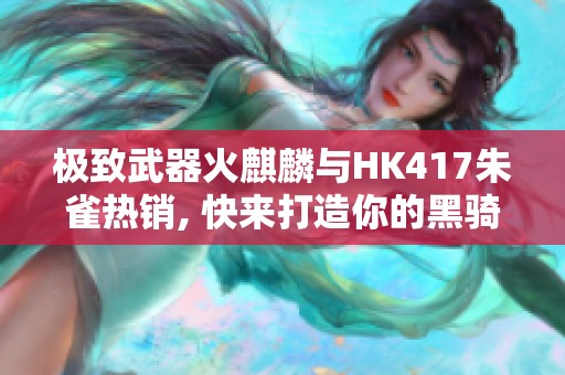 极致武器火麒麟与HK417朱雀热销, 快来打造你的黑骑士形象