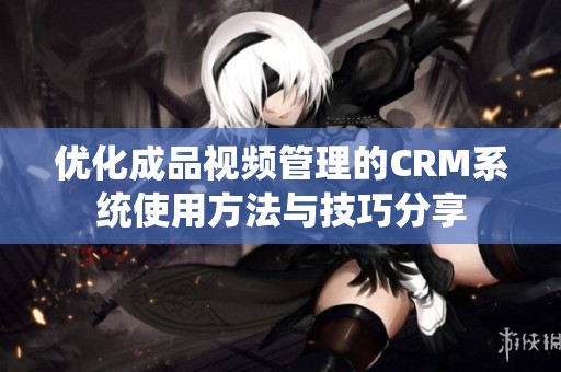 优化成品视频管理的CRM系统使用方法与技巧分享